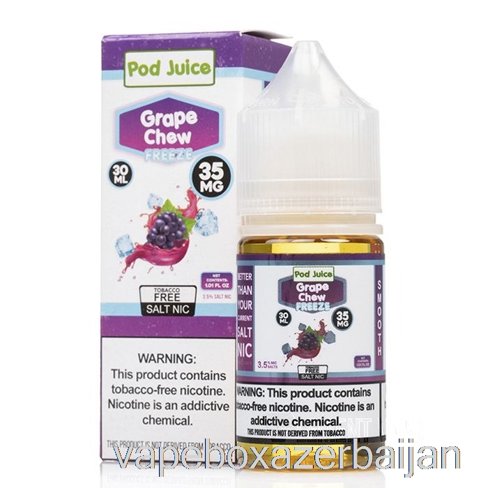 Vape Baku FREEZE Grape Chew - Pod Juice - 30mL 55mg